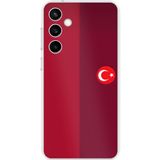 Techtree Samsung Galaxy S23 FE Uyumlu Türk Milli Takım Parçalı Forma Baskılı Silikon Kılıf