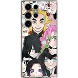 Techtree Samsung Galaxy S23 ULTRA Uyumlu Demon Slayer Manga Baskılı Silikon Kılıf