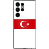 Techtree Samsung Galaxy S23 ULTRA Uyumlu Türk Milli Takım Beyaz Forma Baskılı Silikon Kılıf