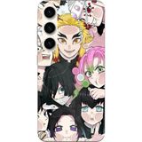 Techtree Samsung Galaxy S23 Uyumlu Demon Slayer Manga Baskılı Silikon Kılıf