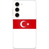 Techtree Samsung Galaxy S23 Uyumlu Türk Milli Takım Beyaz Forma Baskılı Silikon Kılıf