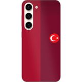 Techtree Samsung Galaxy S23 Uyumlu Türk Milli Takım Parçalı Forma Baskılı Silikon Kılıf