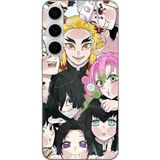 Techtree Samsung Galaxy S24 FE Uyumlu Demon Slayer Manga Baskılı Silikon Kılıf
