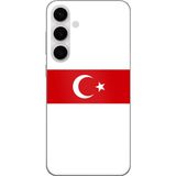 Techtree Samsung Galaxy S24 FE Uyumlu Türk Milli Takım Beyaz Forma Baskılı Silikon Kılıf