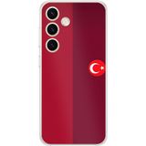 Techtree Samsung Galaxy S24 - S25 Uyumlu Türk Milli Takım Parçalı Forma Baskılı Silikon Kılıf