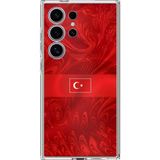 Techtree Samsung Galaxy S24 ULTRA Uyumlu Türk Milli Takım Desenli Forma Baskılı Silikon Kılıf