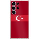 Techtree Samsung Galaxy S24 ULTRA Uyumlu Türk Milli Takım Kırmızı Forma Baskılı Silikon Kılıf