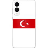 Techtree Samsung Galaxy S25 Edge Uyumlu Türk Milli Takım Beyaz Forma Baskılı Silikon Kılıf