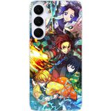 Techtree Samsung Galaxy S25 FE Uyumlu Demon Slayer Efsanesi:İblis Avcıları Baskılı Silikon Kılıf