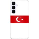 Techtree Samsung Galaxy S25 FE Uyumlu Türk Milli Takım Beyaz Forma Baskılı Silikon Kılıf
