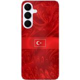 Techtree Samsung Galaxy S25 FE Uyumlu Türk Milli Takım Desenli Forma Baskılı Silikon Kılıf
