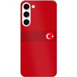 Techtree Samsung Galaxy S25 PLUS Uyumlu Türk Milli Takım Izgara Desenli Forma Baskılı Silikon Kılıf