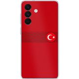 Techtree Samsung Galaxy S26+ PLUS Uyumlu Türk Milli Takım Izgara Desenli Forma Baskılı Silikon Kılıf