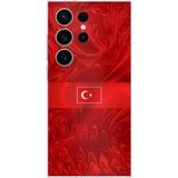 Techtree Samsung Galaxy S26 Ultra Uyumlu Türk Milli Takım Desenli Forma Baskılı Silikon Kılıf