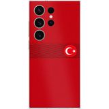 Techtree Samsung Galaxy S26 Ultra Uyumlu Türk Milli Takım Izgara Desenli Forma Baskılı Silikon Kılıf