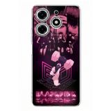 Techtree Tecno Spark 10 Pro Uyumlu Blackpink Poster Baskılı Silikon Kılıf