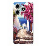 Techtree Tecno Spark 10 Pro Uyumlu Ege'nin Kayıp Sokakları Baskılı Silikon Kılıf