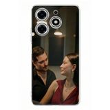Techtree Tecno Spark 10 Pro Uyumlu Eşref Rüya - Eşref ve Nisan Baskılı Silikon Kılıf