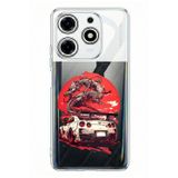 Techtree Tecno Spark 10 Pro Uyumlu GTR Ejderha Tasarımlı Baskılı Silikon Kılıf