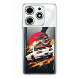 Techtree Tecno Spark 10 Pro Uyumlu GTR Güneş Ejderha Tasarımlı Baskılı Silikon Kılıf