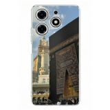 Techtree Tecno Spark 10 Pro Uyumlu Manevi Huzur Kabe Kapısı Umre Baskılı Silikon Kılıf