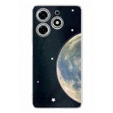 Techtree Tecno Spark 10 Pro Uyumlu Minimalist Galaksi Yıldızlı Gece Baskılı Silikon Kılıf