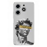 Techtree Tecno Spark 10 Pro Uyumlu Modern Hellenistik Davut Baskılı Silikon Kılıf