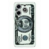 Techtree Tecno Spark 10 Pro Uyumlu Morty Dolar Baskılı Silikon Kılıf