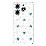 Techtree Tecno Spark 10 Pro Uyumlu Nazar Boncuğu Güneş ve Hilal Baskılı Silikon Kılıf