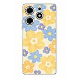 Techtree Tecno Spark 10 Pro Uyumlu Soft Pastel Çiçek Bahçesi Baskılı Silikon Kılıf