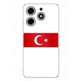 Techtree Tecno Spark 10 Pro Uyumlu Türk Milli Takım Beyaz Forma Baskılı Silikon Kılıf