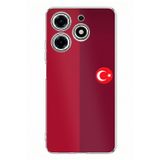 Techtree Tecno Spark 10 Pro Uyumlu Türk Milli Takım Parçalı Forma Baskılı Silikon Kılıf