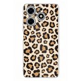 Techtree Tecno Spark 10 Pro Uyumlu Vahşi Zarafet Leopar Desenli Baskılı Silikon Kılıf