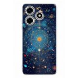 Techtree Tecno Spark 10 Pro Uyumlu Yıldız Atlası Kozmik Rehber Baskılı Silikon Kılıf