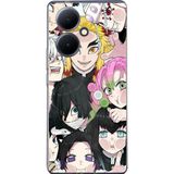 Techtree Vivo V29 Lite 5G Uyumlu Demon Slayer Manga Baskılı Silikon Kılıf