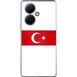 Techtree Vivo V29 Lite 5G Uyumlu Türk Milli Takım Beyaz Forma Baskılı Silikon Kılıf