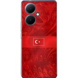Techtree Vivo V29 Lite 5G Uyumlu Türk Milli Takım Desenli Forma Baskılı Silikon Kılıf