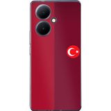 Techtree Vivo V29 Lite 5G Uyumlu Türk Milli Takım Parçalı Forma Baskılı Silikon Kılıf