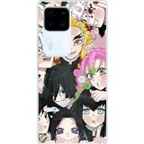 Techtree Vivo V30 Uyumlu Demon Slayer Manga Baskılı Silikon Kılıf