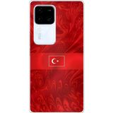 Techtree Vivo V30 Uyumlu Türk Milli Takım Desenli Forma Baskılı Silikon Kılıf