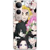 Techtree Vivo V50 Lite Uyumlu Demon Slayer Manga Baskılı Silikon Kılıf