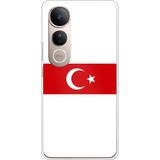 Techtree Vivo V50 Lite Uyumlu Türk Milli Takım Beyaz Forma Baskılı Silikon Kılıf
