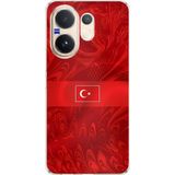 Techtree Vivo V60 Uyumlu Türk Milli Takım Desenli Forma Baskılı Silikon Kılıf