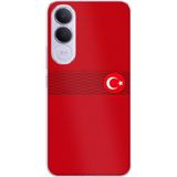 Techtree Vivo V70 FE Uyumlu Türk Milli Takım Izgara Desenli Forma Baskılı Silikon Kılıf