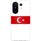 Techtree Vivo X200 FE Uyumlu Türk Milli Takım Beyaz Forma Baskılı Silikon Kılıf