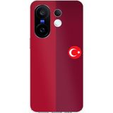 Techtree Vivo X200 FE Uyumlu Türk Milli Takım Parçalı Forma Baskılı Silikon Kılıf