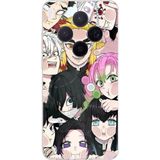 Techtree Vivo X300 Uyumlu Demon Slayer Manga Baskılı Silikon Kılıf