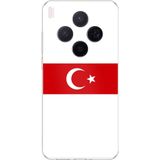 Techtree Vivo X300 Uyumlu Türk Milli Takım Beyaz Forma Baskılı Silikon Kılıf