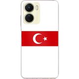 Techtree Vivo Y16 Uyumlu Türk Milli Takım Beyaz Forma Baskılı Silikon Kılıf