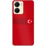 Techtree Vivo Y16 Uyumlu Türk Milli Takım Izgara Desenli Forma Baskılı Silikon Kılıf
